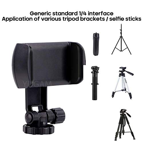 YUGAM 360° Mobile Holder for Tripod Stand Clip Bracket Mobile Mount Holder