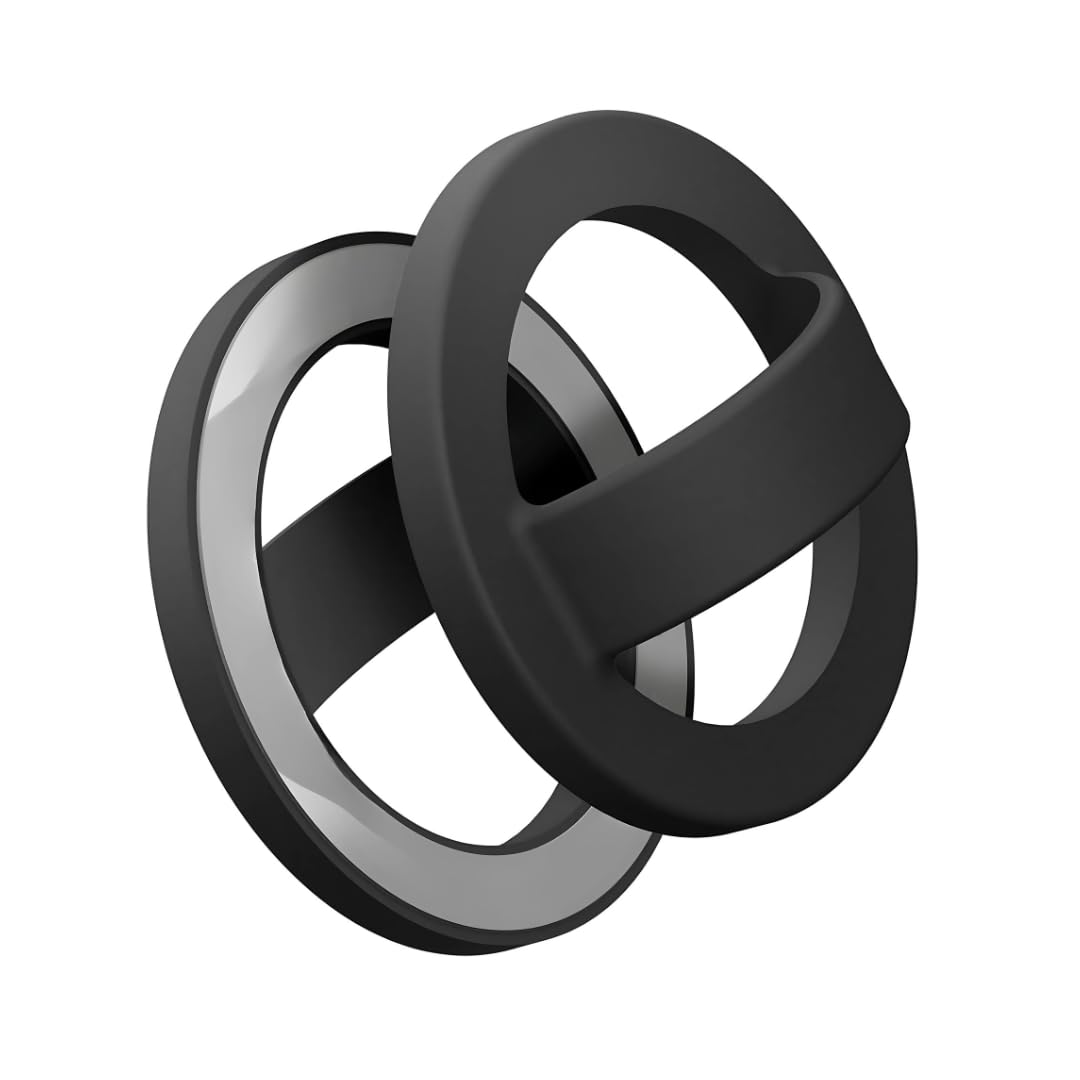 Phone Grip, Compatible with MagSafe, Removable Loop Grip with Silicone Soft Finger Strap, Phone Ring Holder