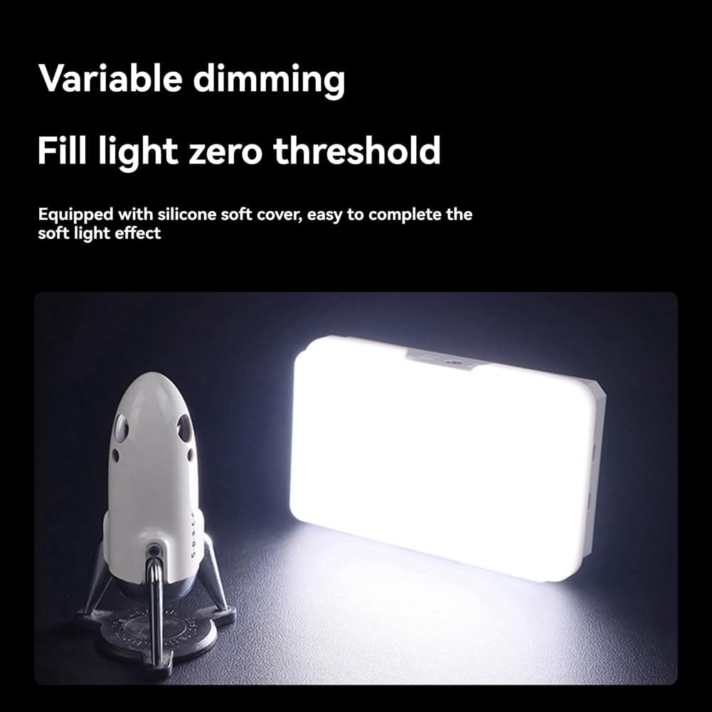 YUGAM 40W Portable LED Photography Light with Adjustable Temperature Small Pocket Selfie Led Light with Mini Tripod (U-40)
