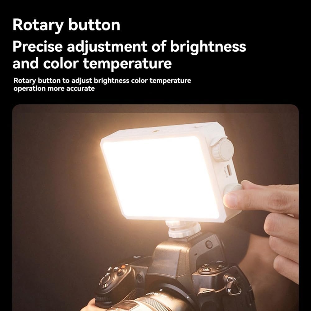 YUGAM 40W Portable LED Photography Light with Adjustable Temperature Small Pocket Selfie Led Light with Mini Tripod (U-40)