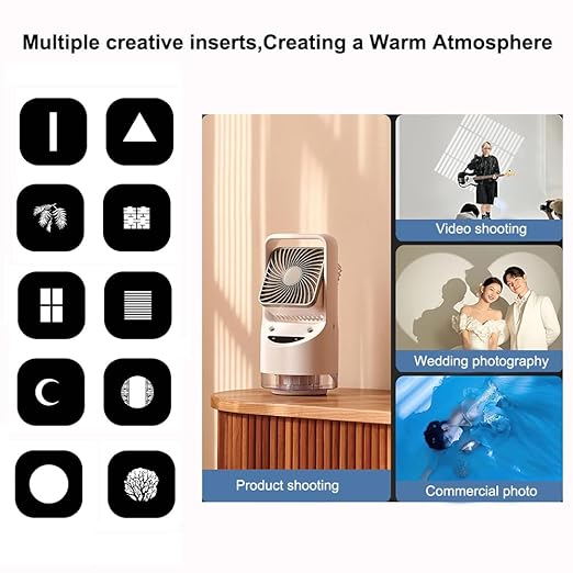 Yugam Mini Optical Bowens Mount Projector Attachment Spotlight Conical Optical Snoot Photography