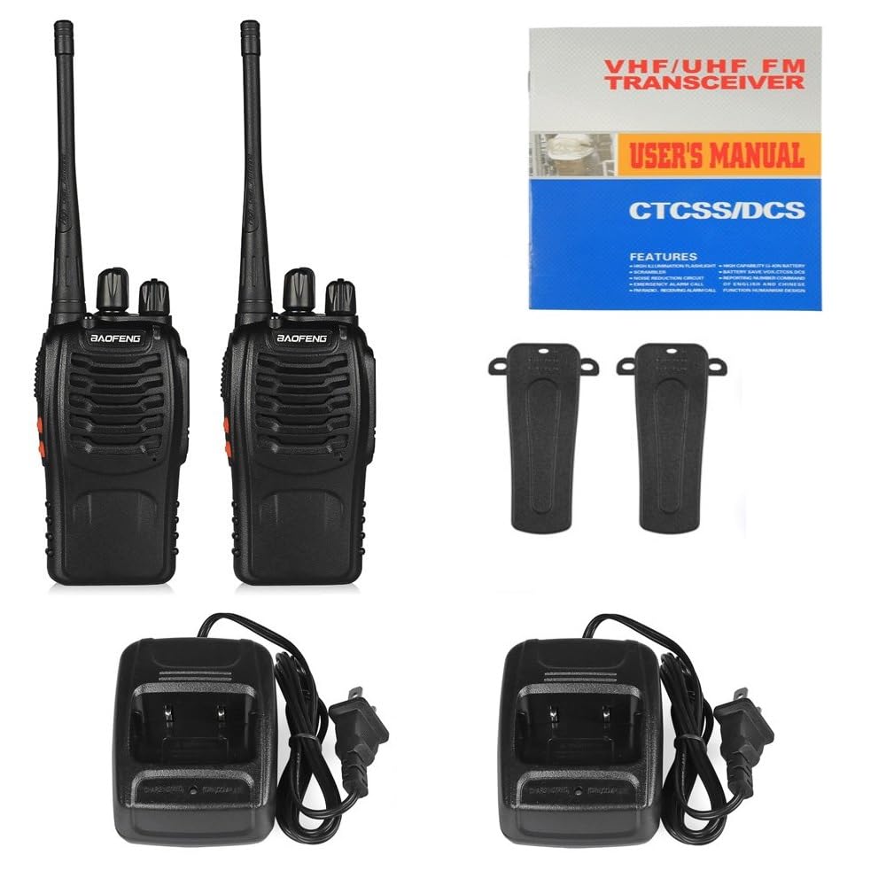 Baofeng Walkie Talkie BF-888S 2 Pair 5Km Range Radio Waky toki