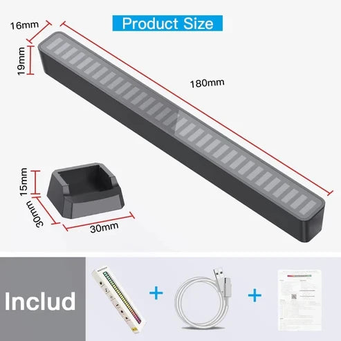 YUGAM LED Light RGB APP Sound Control LED Mini Bar Lights (Good Battery Backup)