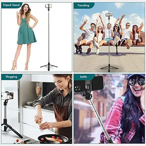 YUGAM Q05 Selfie Stick Tripod Stand with Wireless Remote control