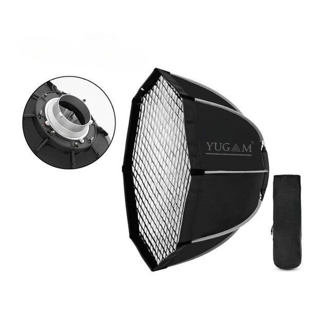 YUGAM 65cm Quickly Release Bowens Mount Octagon Softbox Comes with Diffuser