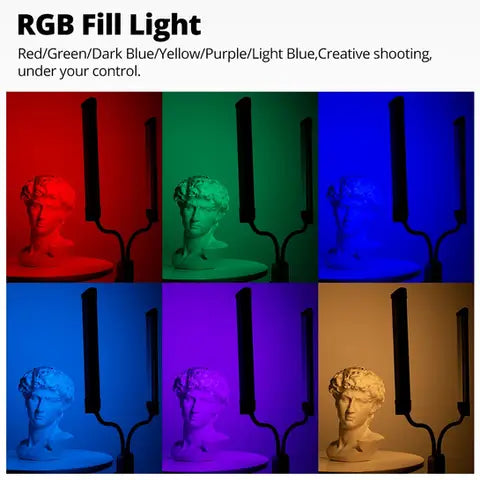 YUGAM RGB 2 ARM Fill Beauty Light (With Tripod)