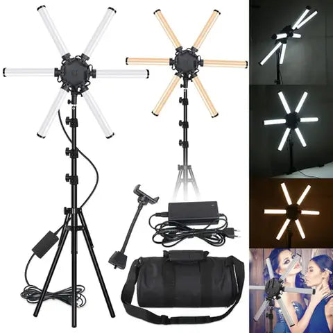 Yugam F6 Arm LED Star Ring Light Photographic Lighting