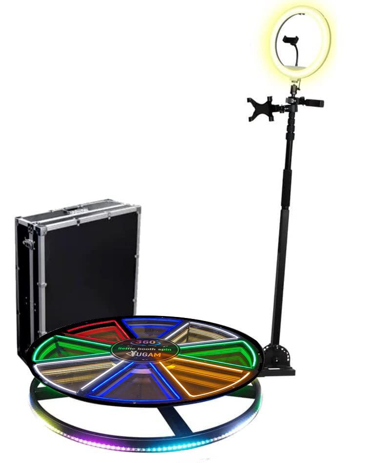 YUGAM N360 PRO 30" Heavy Photo Booth Neon Machine Selfie booth with