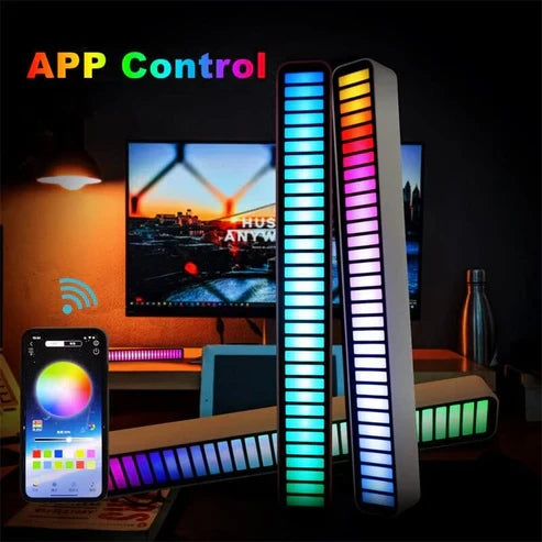 YUGAM LED Light RGB APP Sound Control LED Mini Bar Lights (Good Battery Backup)