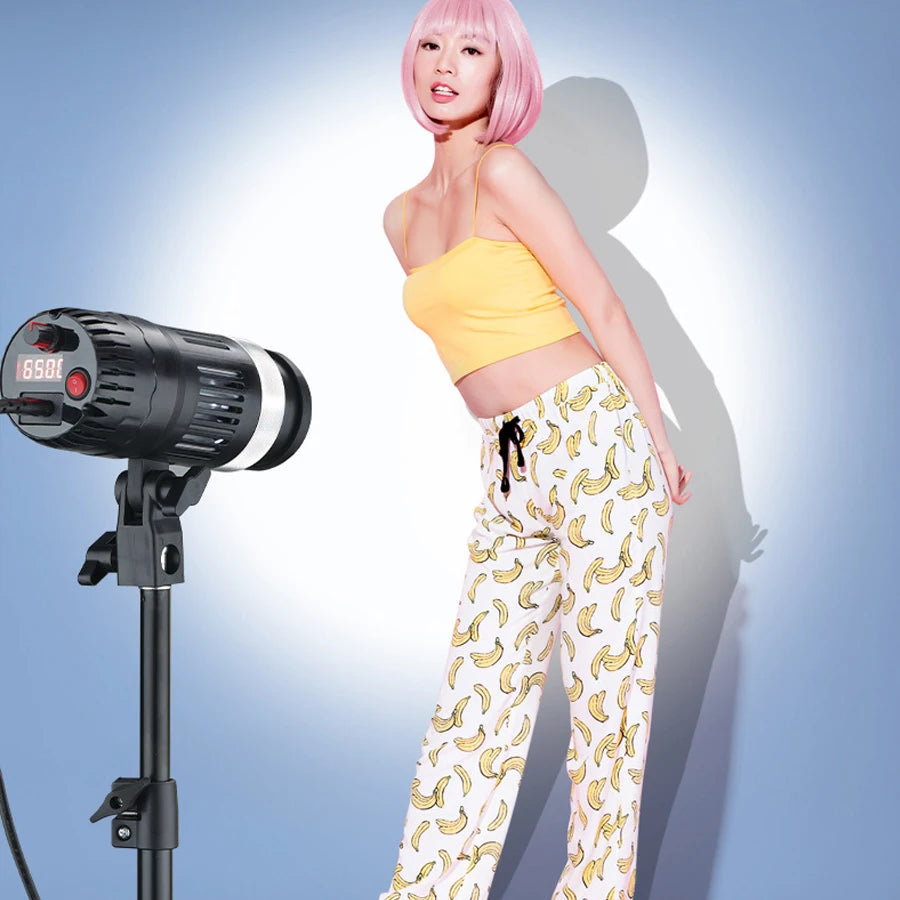 YM-80 LED Spotlight Studio Video Light 6500K Brightness COB Photography Lighting for Live Streaming Portrait Product Professional