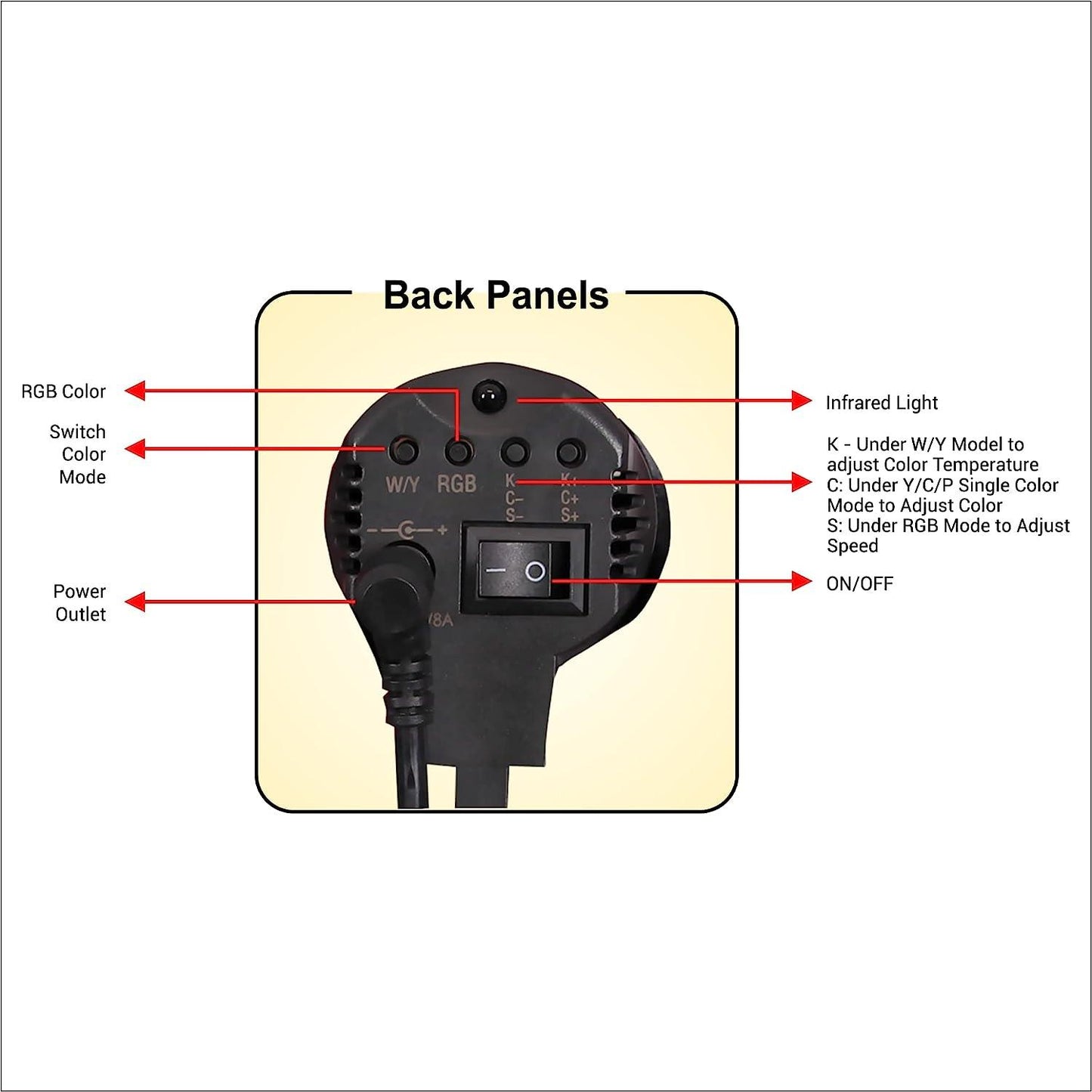 Digitek Softbox Light DCL-RGB 150 WB with Lantern Softbox Continuous LED