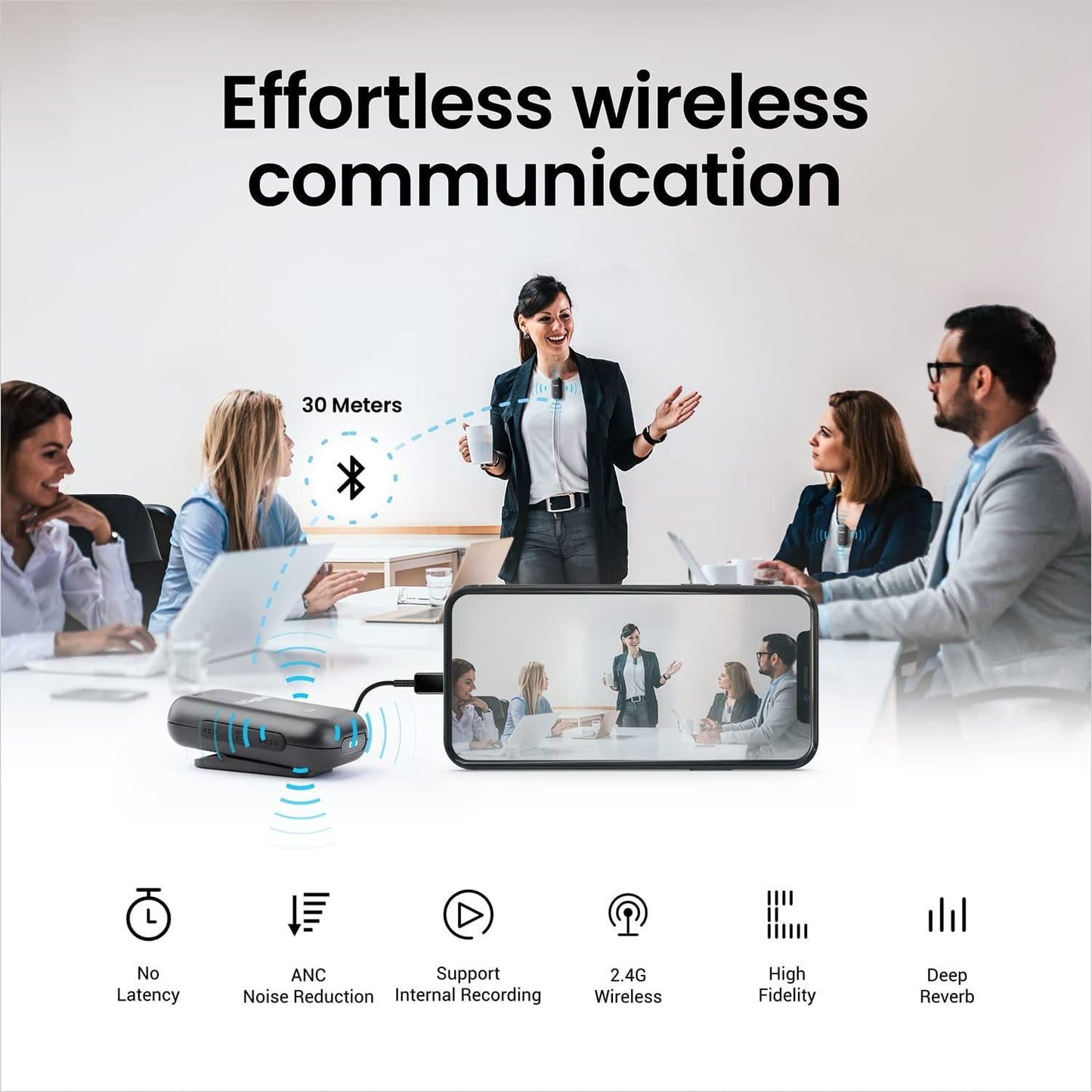 Digitek (DWM-102) Professional Wireless Microphone System for Smartphone & DSLR