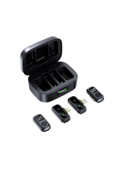 Holyland Lark A1+ Combo Wireless Microphone for iPhone Android - 3-Level Noise Cancel, 200m Range