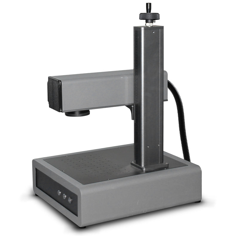 YUGAM EZCAD 20W Fiber Laser Marking Portable Machine for Metal Keychain Silver Jewelry Marking