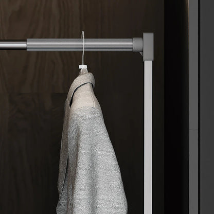 Electric automatic Pull Down Clothes Hanger Aluminum Alloy Electric Closet Hanger for Wardrobe