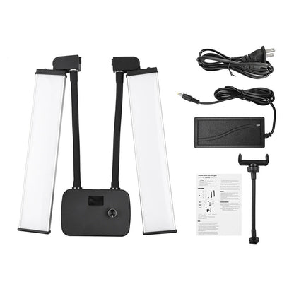 YUGAM 2 ARM Fill Beauty Light flexible arm Brightness and Temperature Control  (With Tripod)