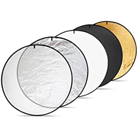 YUGAM 42" 110cm 5-in-1 Foldable Circular Light Reflector Set