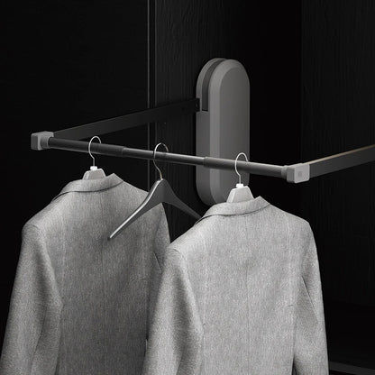 Electric automatic Pull Down Clothes Hanger Aluminum Alloy Electric Closet Hanger for Wardrobe
