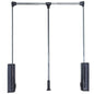 Durable Aluminum Alloy Pull-down Closet Rod Wardrobe Lift Rail cloth lifter
