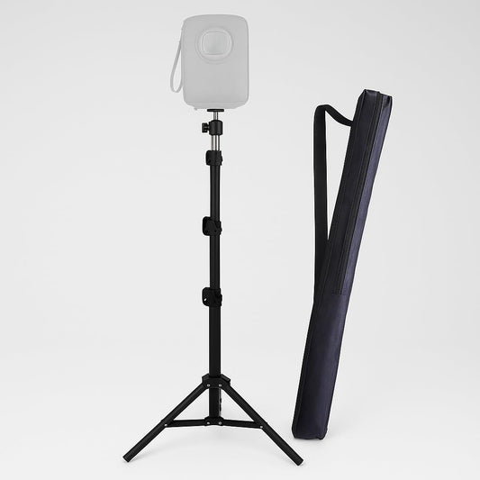 Projector Tripod Stand | 360° Rotatable, Foldable & Portable Design, 3-Level Adjustable Height up to 7 ft, Metal Body, Supports up to 5 kg, Universal 6.35 mm Mount Screw