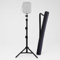Projector Tripod Stand | 360° Rotatable, Foldable & Portable Design, 3-Level Adjustable Height up to 7 ft, Metal Body, Supports up to 5 kg, Universal 6.35 mm Mount Screw