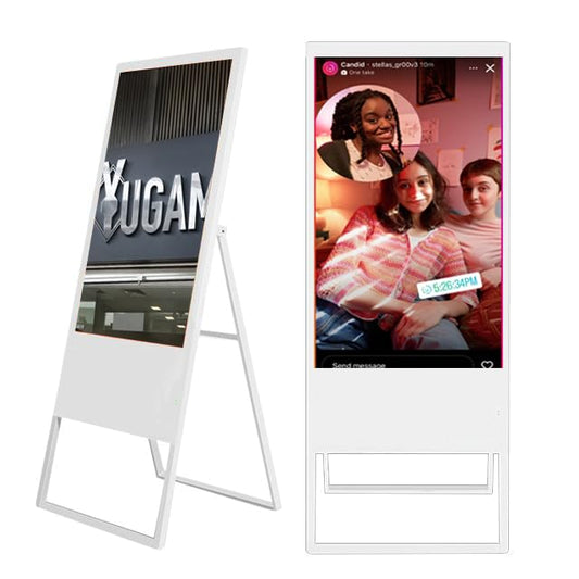 Yugam 32" Inches HD Standee 16:9 Floor Standing Digital Signage Display