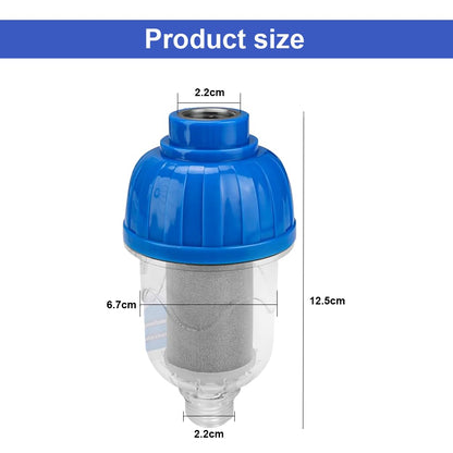 Household Water Heater Inlet Filter with 316 Stainless Steel Mesh | 40 Micron Fine Filter | 2.2 cm Inner Diameter | Anti-Rust Pre-Filter for Water Heater, Washing Machine & Under Sink