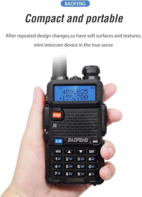 UV-5R Two Way Radio High Power VHF UHF Handheld Transceiver Walkie Talkies 1Pc