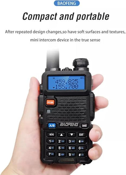 UV-5R Two Way Radio High Power VHF UHF Handheld Transceiver Walkie Talkies 1Pc