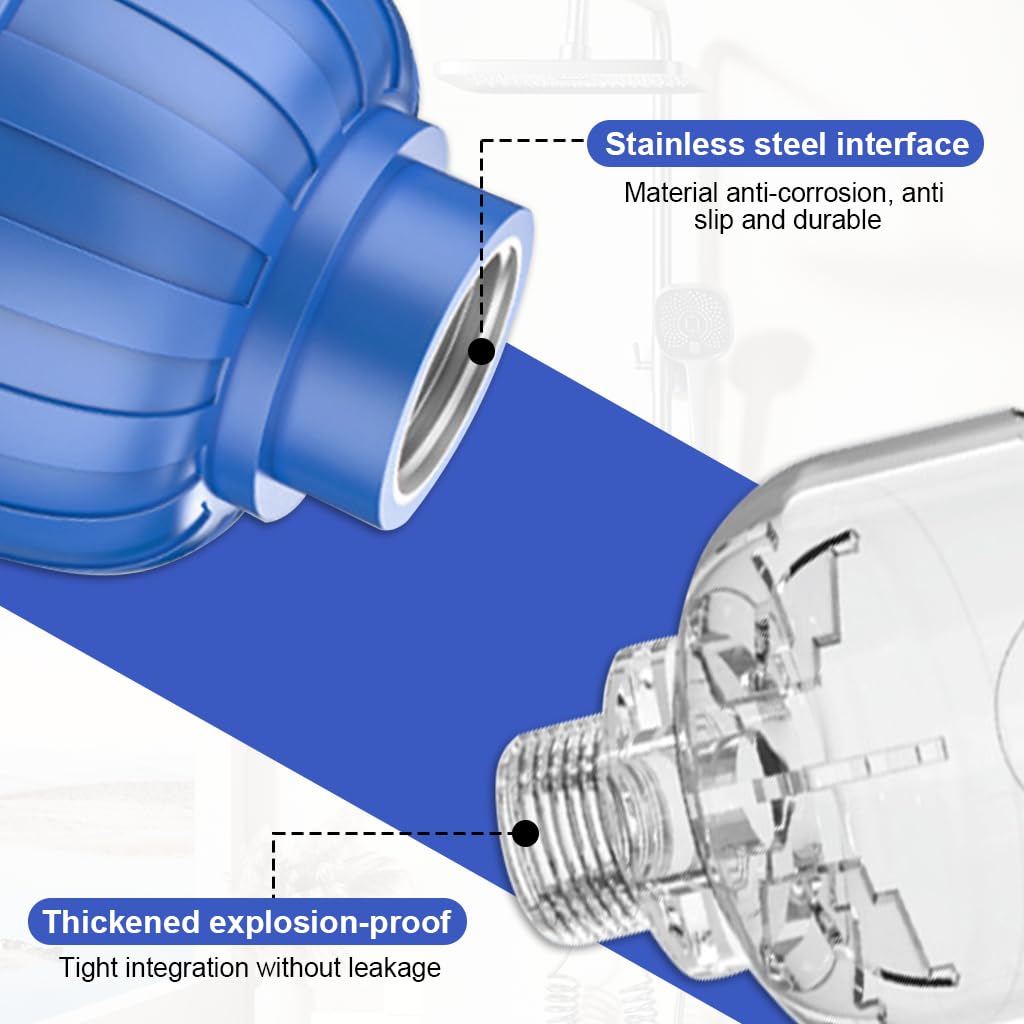 Household Water Heater Inlet Filter with 316 Stainless Steel Mesh | 40 Micron Fine Filter | 2.2 cm Inner Diameter | Anti-Rust Pre-Filter for Water Heater, Washing Machine & Under Sink