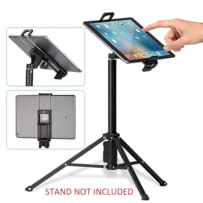 Yugam 2in1 Tripod Mount Phone Tablet Holder Clip