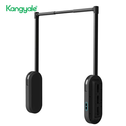 Electric automatic Pull Down Clothes Hanger Aluminum Alloy Electric Closet Hanger for Wardrobe