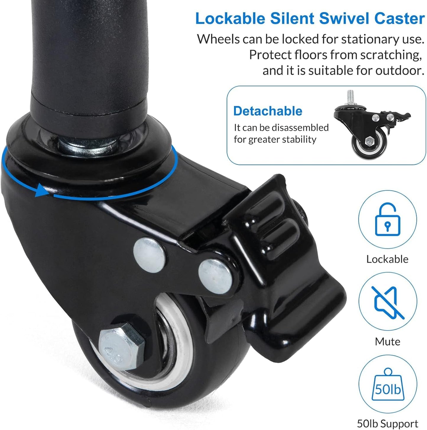 Metal PW5 Wheel Projector Tripod Stand, Laptop/Mobile stand, Portable Height up to 5 feet Tiltable Rolling Laptop with Phone Holder, DJ,Office Multi-Purpose