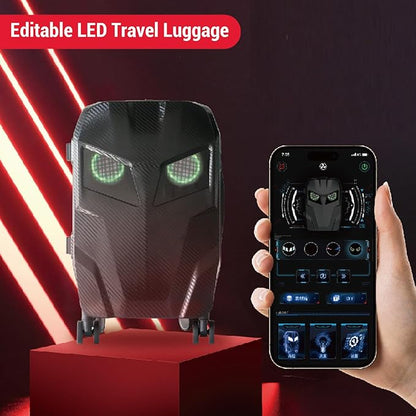 Knight Eye Hover Trolley wheel Cabin Bag works with App