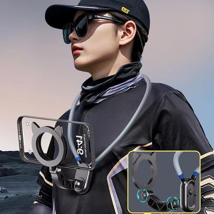 Hands-Free Neck Holder for Recording – POV/Vlog Phone Holder with Magnetic Neck Mount, Compatible with iPhone, Android, DJI (Magnetic Neck Holder)