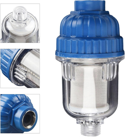 Household Water Heater Inlet Filter with 316 Stainless Steel Mesh | 40 Micron Fine Filter | 2.2 cm Inner Diameter | Anti-Rust Pre-Filter for Water Heater, Washing Machine & Under Sink