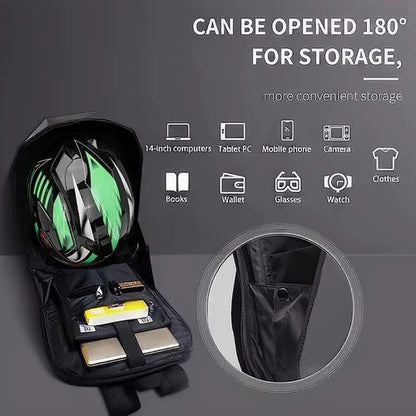 TrendMax Led Knight Backpack App Working, Laptop Bag Motorcycle Riding Rider Eye Display