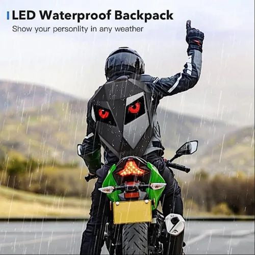 TrendMax Led Knight Backpack App Working Laptop Bag Motorcycle Riding Yugam