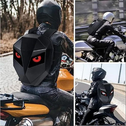 TrendMax Led Knight Backpack App Working, Laptop Bag Motorcycle Riding Rider Eye Display