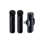 Digitek (DWM 003) Wireless Microphone with Receiver Set, 2 Mics + 1 Receiver, Type C Connector, 4 Hours Continuous Use
