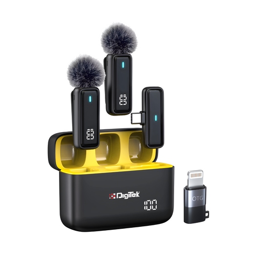 Digitek® (DWM 105) 2 in 1 Wireless Microphone System