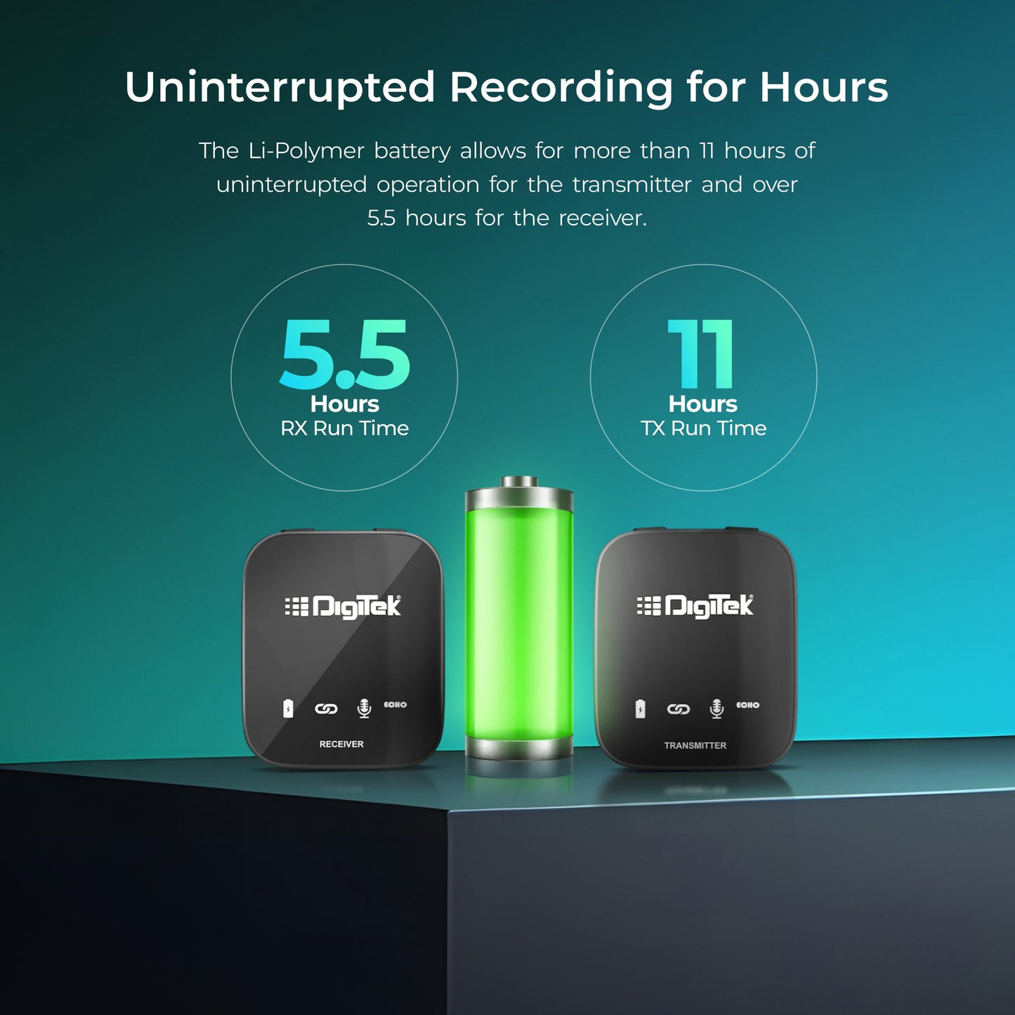 Digitek® (DWM-111) 4 Channel Wireless Microphone System