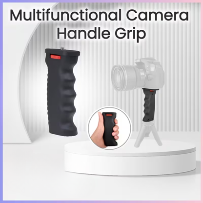YUGAM Multifunctional Camera Handle Grip, Handheld Stabilizer with Universal 1/4" Screw Mount & Threaded Hole, Anti-Slip Camera Support Handle for DSLR, Mirrorless Camera, Camcorder, Smartphone, Action Camera, LED Light