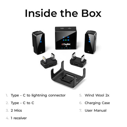 DIGITEK® (DWM-117) 2-in-1 Wireless Microphone