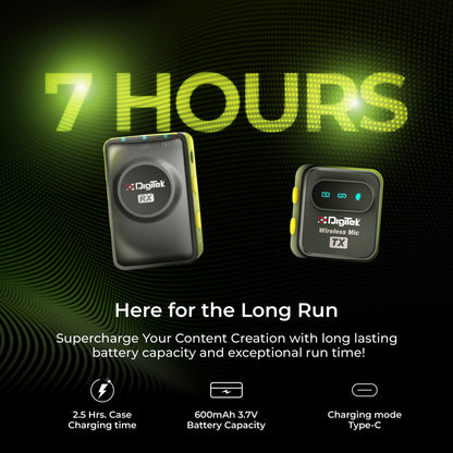 Digitek® (DWM-118) 2-in-1 Wireless Microphone