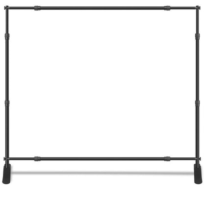 YUGAM 8x8ft Telescopic Tube Backdrop Banner Stand,Elevate Your Photography