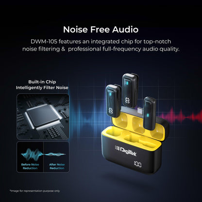Digitek® (DWM 105) 2 in 1 Wireless Microphone System