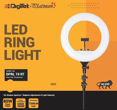 Digitek Platinum DPRL-19RT Professional LED Ring Light