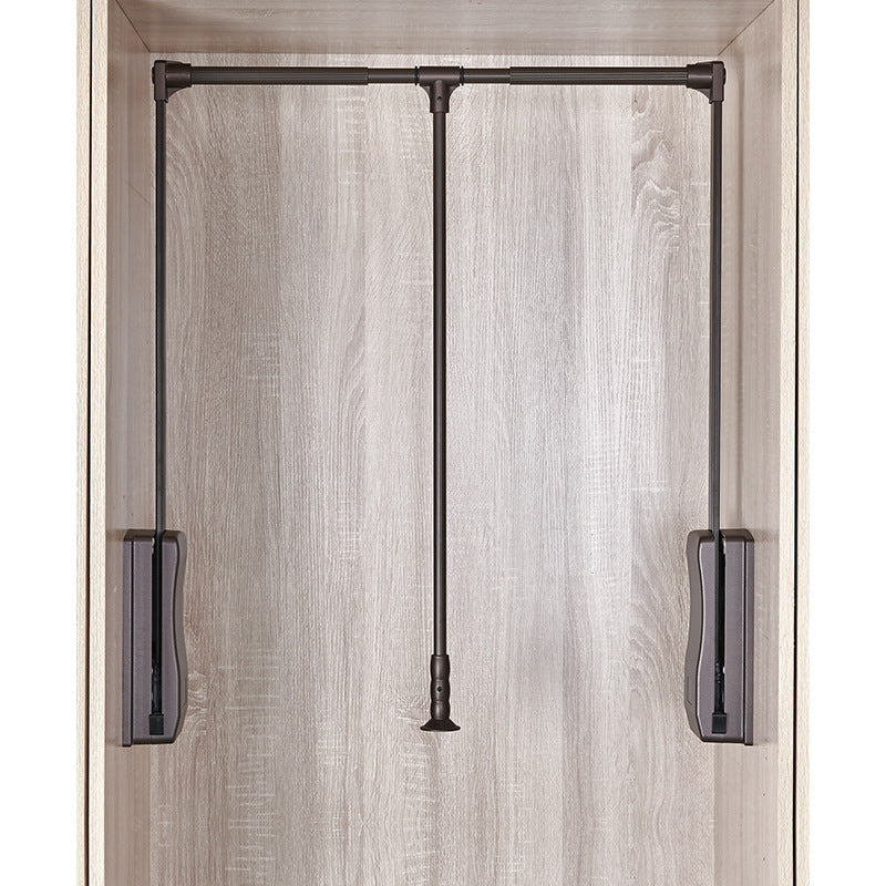 Durable Aluminum Alloy Pull-down Closet Rod Wardrobe Lift Rail cloth lifter