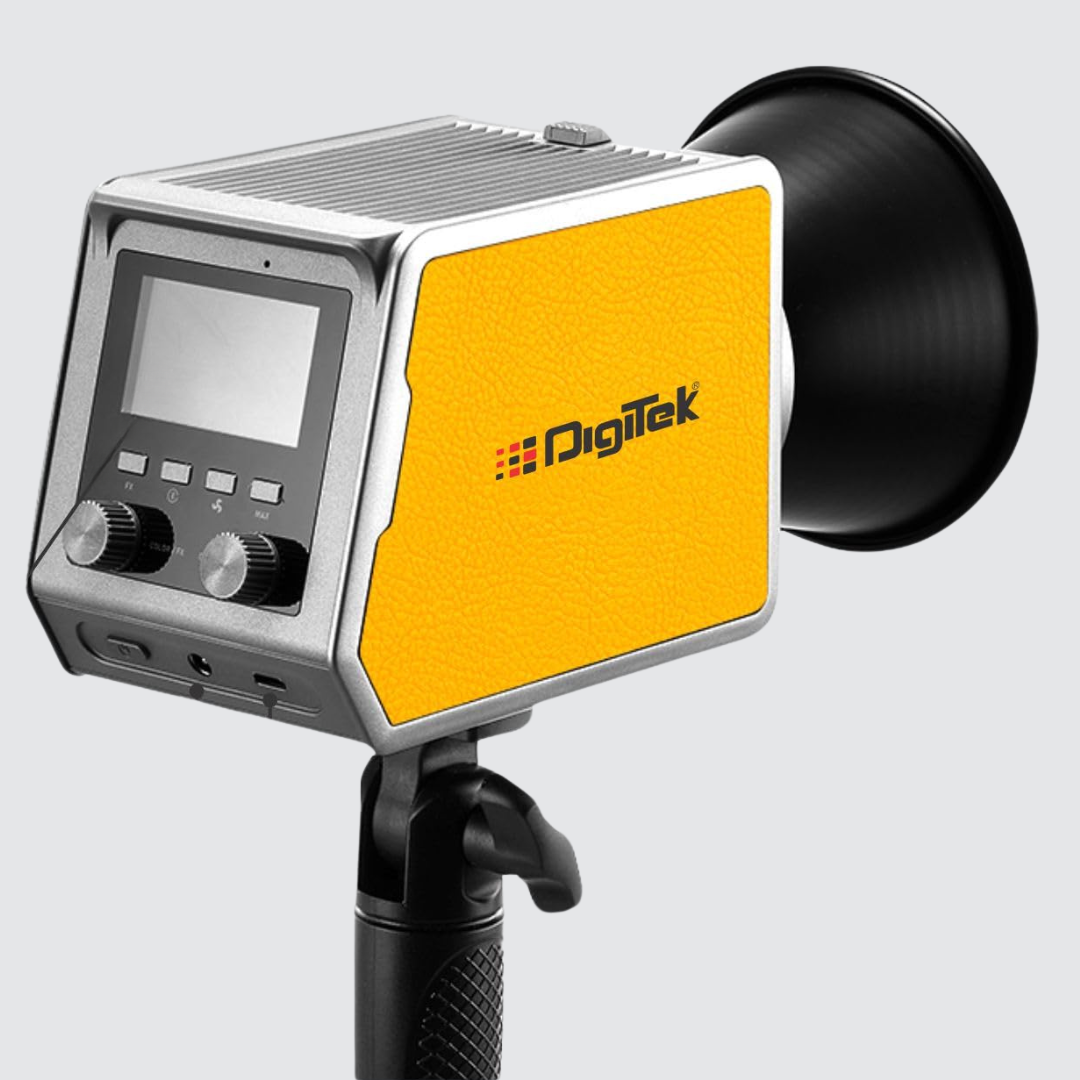 Digitek (DCL-100 WBC) 100W Bi-Color Continuous LED Light with Reflector & Mini Bowen Mount a Unique Modern for Professional Photography Rechargable